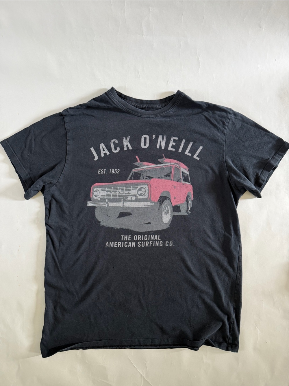 O'Neill Men's Black Graphic Surf T-Shirt - Bronco